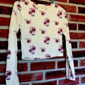 Floral crop top
